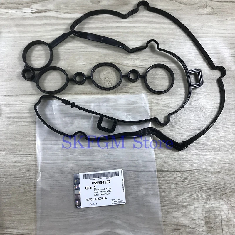 Engine Valve Cover Gasket For Chevrolet Aveo Cruze 2009-2015 Sonic Buick Excelle 1.6 1.8 Pontiac G3 Opel Vauxhall Astra 55354237