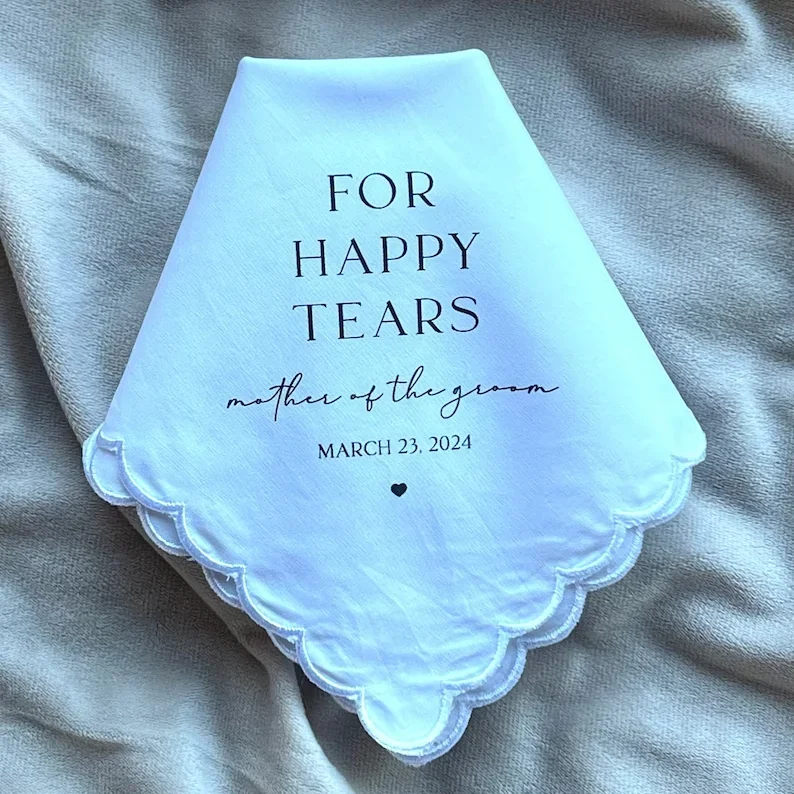 Mother of the Groom Gifts from Bride Future Mother in Law Gifts from Daughter in Law Wedding Day Wedding Handkerchief mom gift