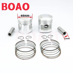 Motorcycle 44mm Piston 13mm Pin Ring Set For CBT125 QJ125 CM125 CBT QJ CM 125 125cc Egine Spare Parts