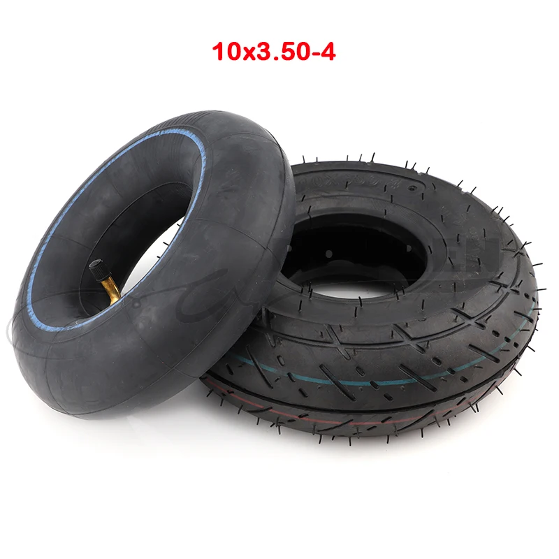 

10x3.50-4 Inner and Outer Tire Tube Tyre Mini Moto 4" 4 Inc Scooter Accessory