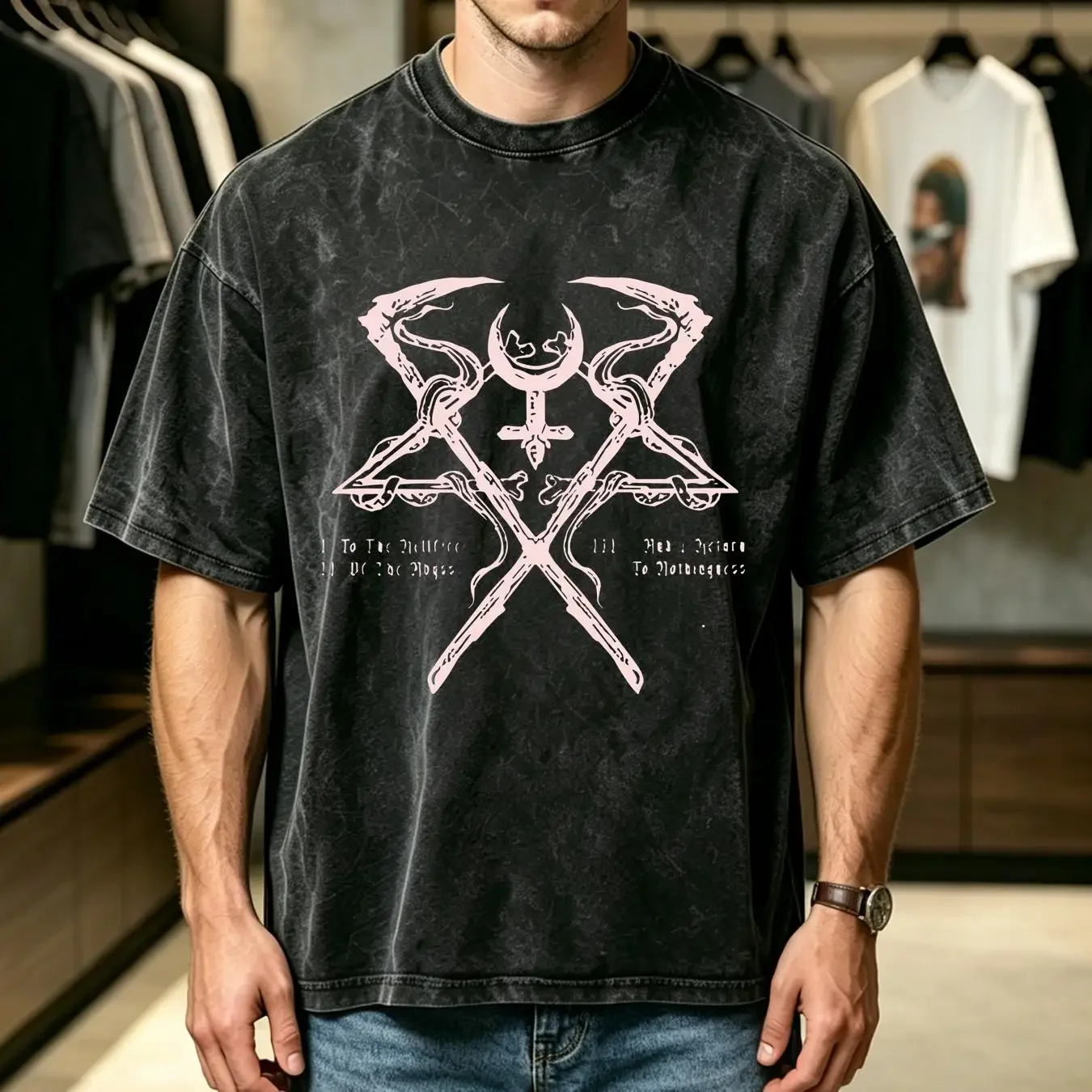 washed T Shirt New Lorna Shore And I Return To Nothingness American Deathcore M 2XL vintage Washed Breathable Versatile homme