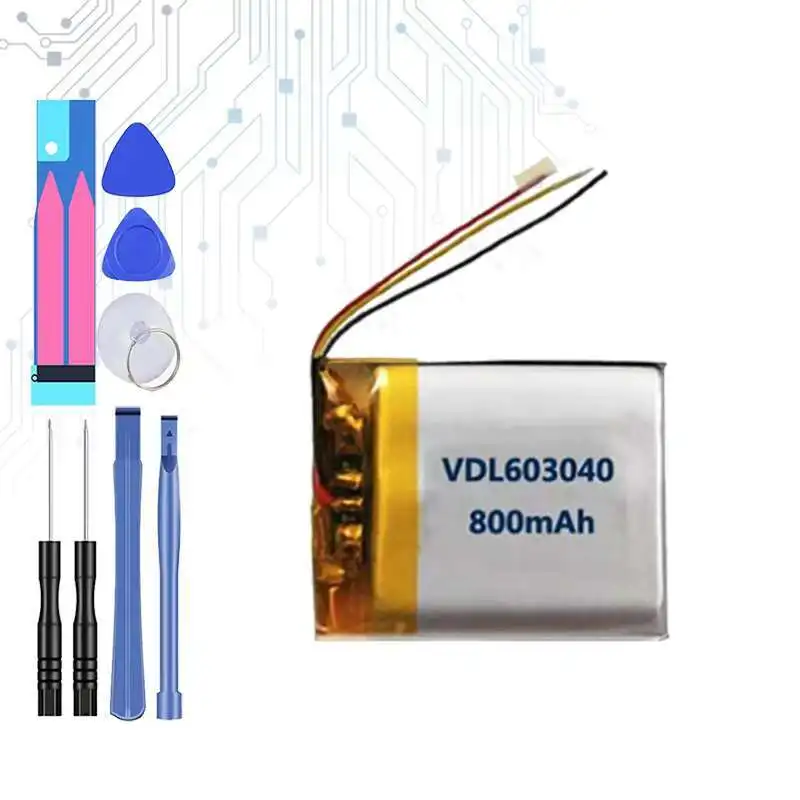 

Батарея динамика Bluetooth 800 мАч для Marshall Major II 2 III 3 Bluetooth Mid VDL603040 SR603040 II 603040 2 линии