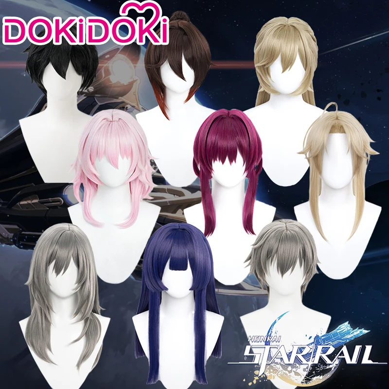 IN STOCK Kafka/March 7th/Jing Yuan/Yanqing/Bailu/Stelle/Dan Heng/Himeko Wig Game Honkai Honkai: Star Rail Cosplay DokiDoki Wig