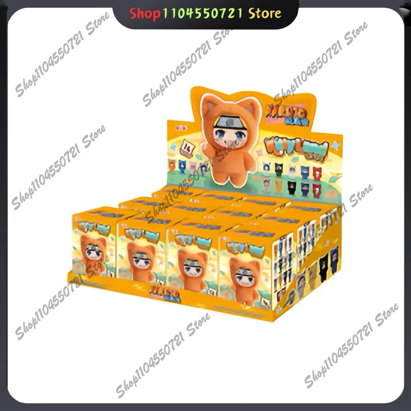 In Stock Official EAKI Naruto Cat Paradise Vol.3 Blind Box Soft Plush Figure Cute Anime Collectible Desktop Ornament Toy Gift - view 2