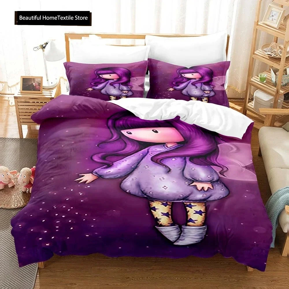 Santoro Gorjuss Duvet Cover Set Full Queen King Size Anime Beautiful Girl Bedding Set 3D Print Santoro Gorjuss Girls Duvet Cover