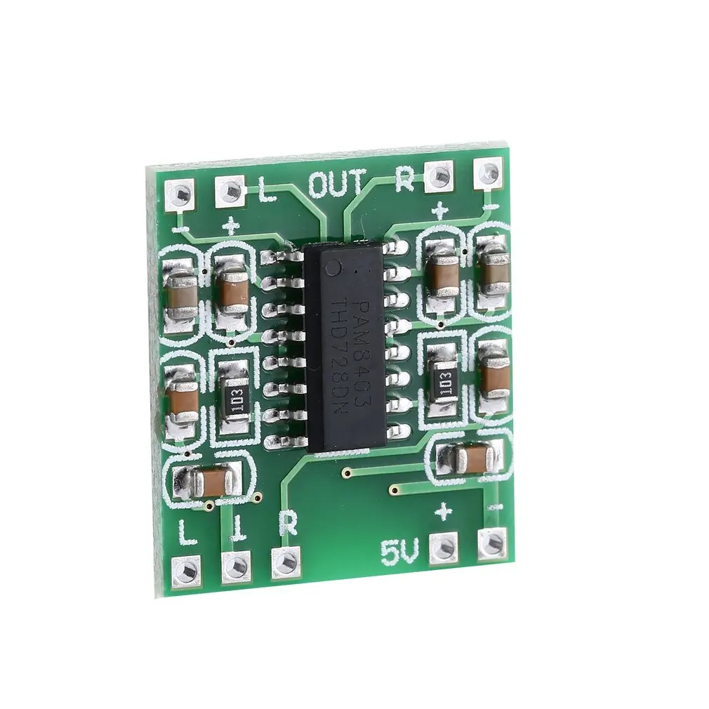 Digital Power Amplifier Board Speaker DC 5V Dual Channel Stereo Home Music Wireless Module Audio Volume Control USB Supply Powe