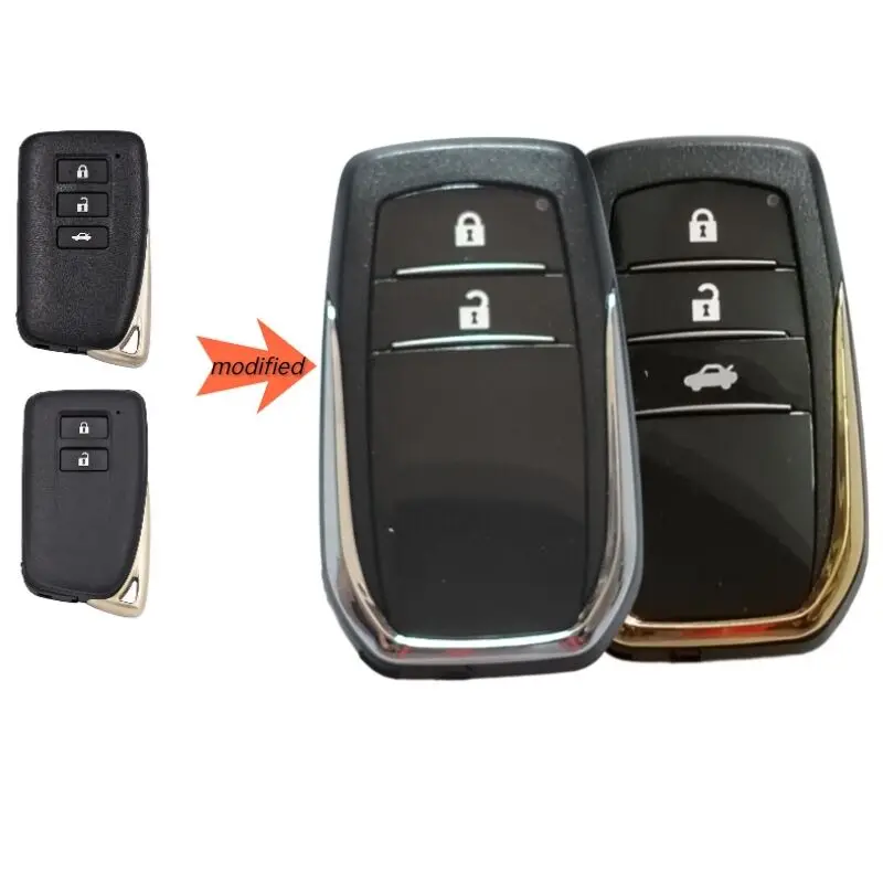 2 / 3 /4 Buttons Modified Smart Car Remote Key Shell Case For LEXUS ES350 IS/ES/GS/NX/RX/GX GS300 GS350 IS250 ES250 NX200 NX300H