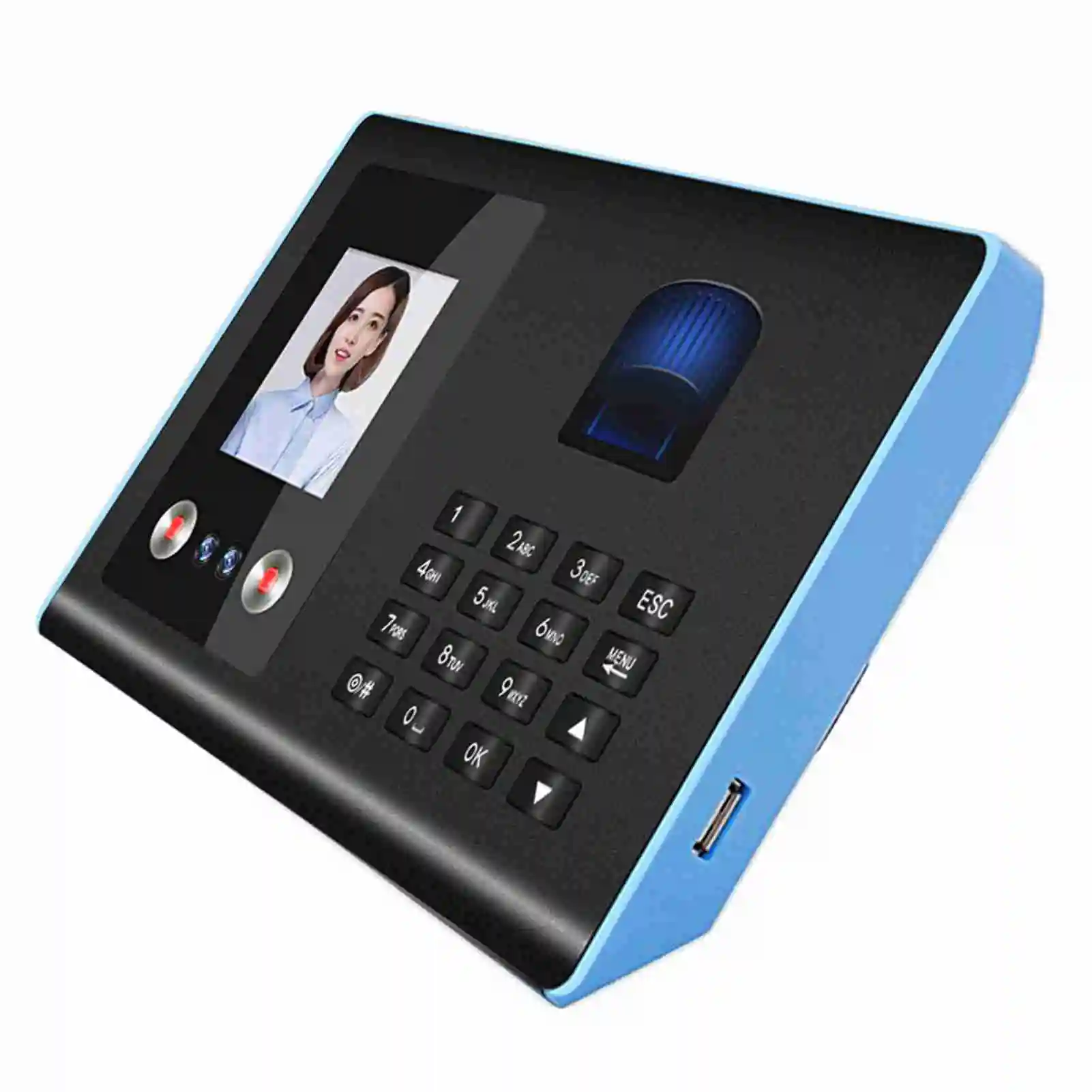 Intelligent Attendance Machine Face Fingerprint Password Checking in Recorder for Employees Voice Prompt Multi Language