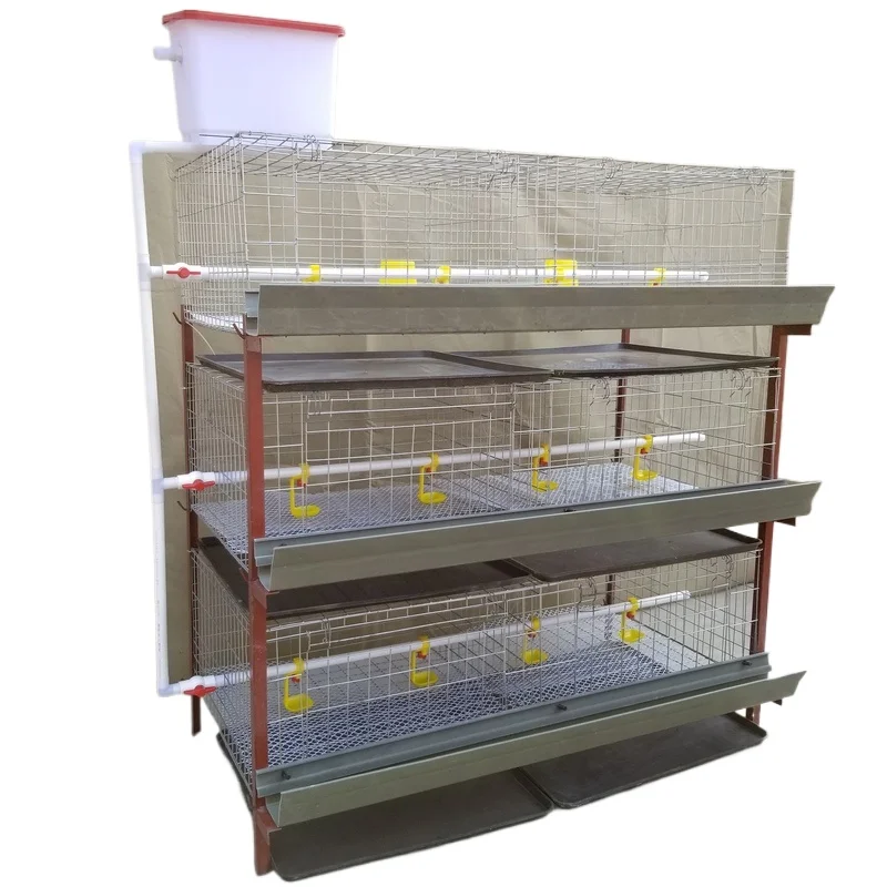 

3-Layer broiler cage system