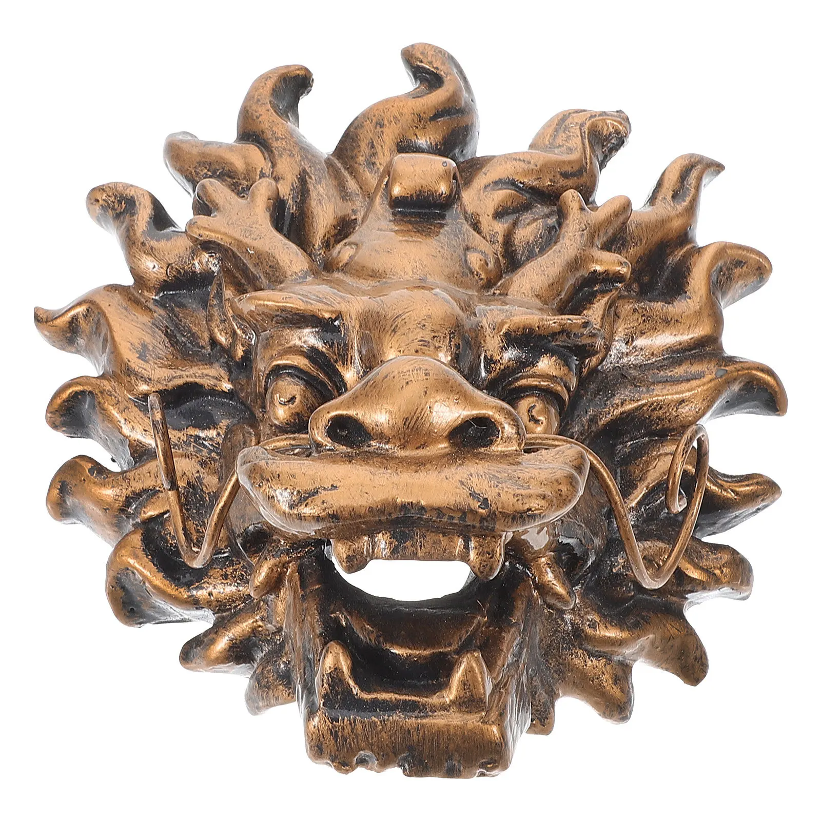 

Outdoor Wall Fountain Golden Dragon Water Feature Garden Backyard Decor Wall Fountain Garden Water Outlet