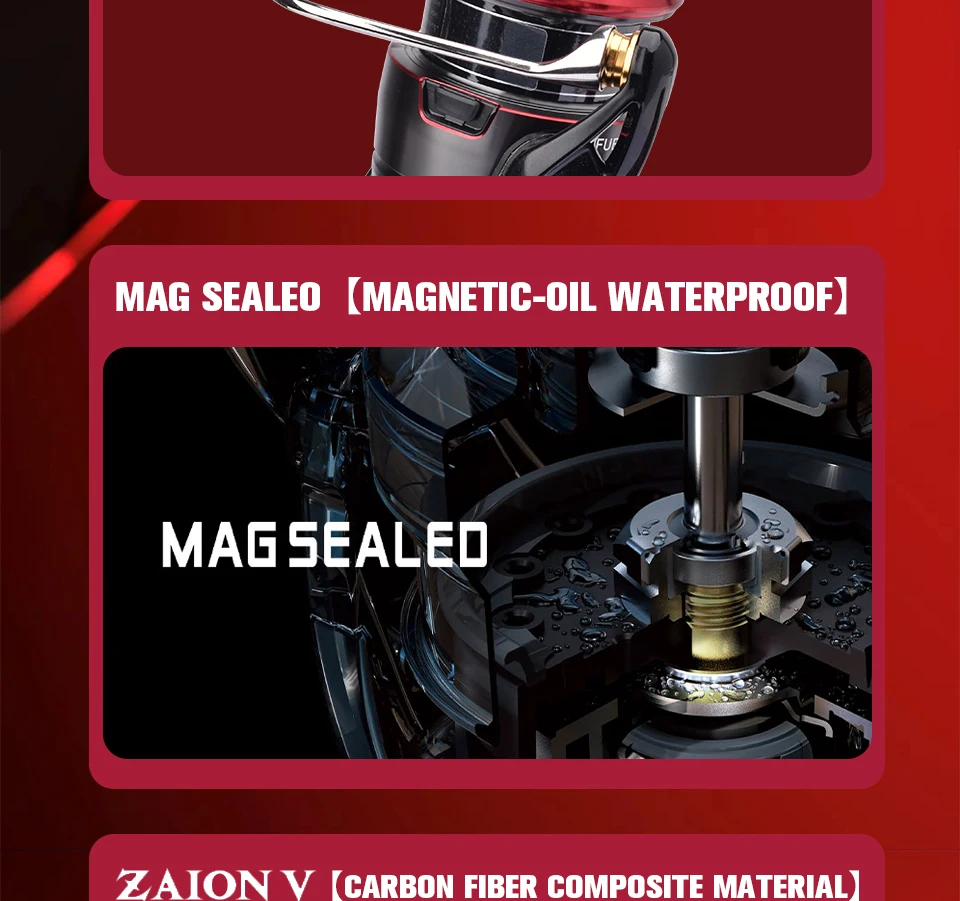 2025 Original DAIWA Angelspinnrolle FUEGO CS LT 1000-6000 Angelrollen 5 kg/10 kg/12 kg Leistung 5,3:1/6,2:1 Meerwasserrollen – Detail 7