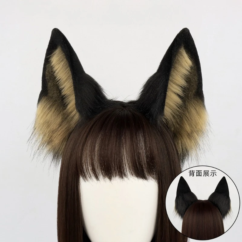 Wolf Dog Dress Up Costume Halloween Animal Costume Animal Ears Headband Animal Tail for Girl Cosplay Accessories Halloween Party