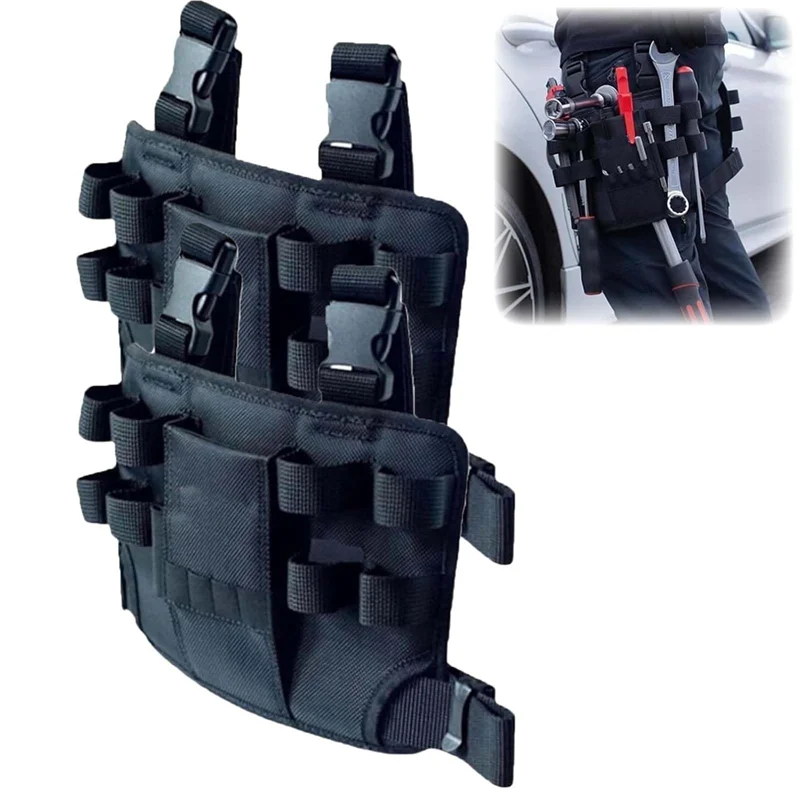 

ABZL Tool Pouch, Leg Tool Pouch, Multi-Tool Electrician Tools Pouch With Leg Tool Belt Work Bag For Electrician