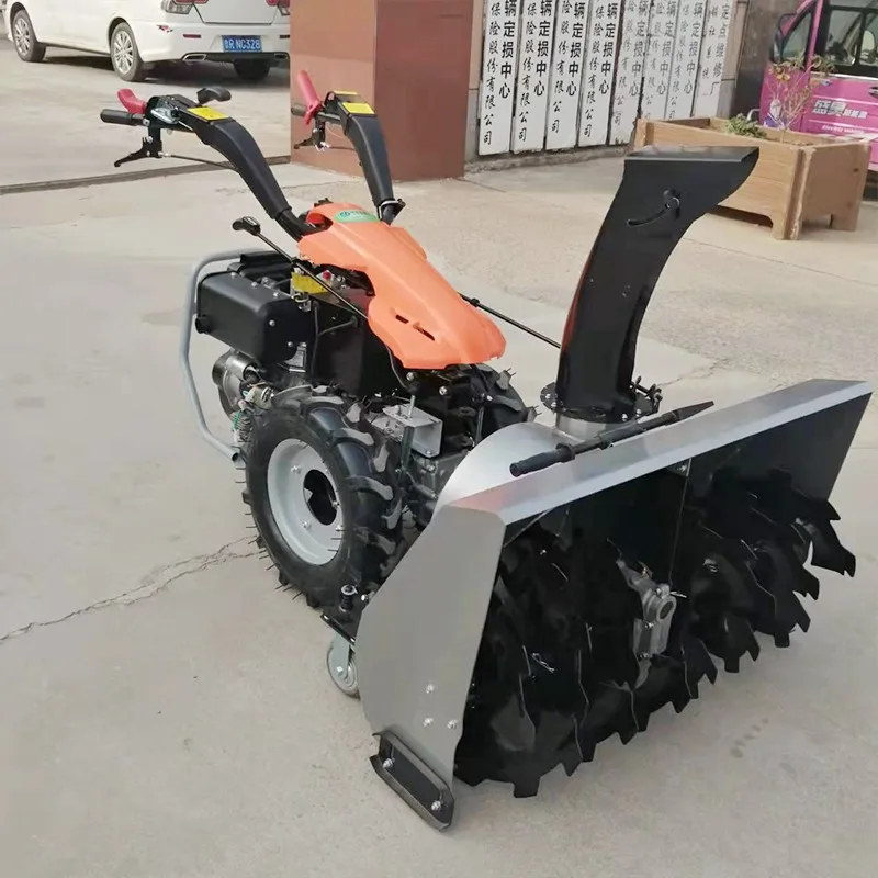 Snow Sweeper Easy to Operate Lawn Groomer Hand Push Small Snow Sweeper