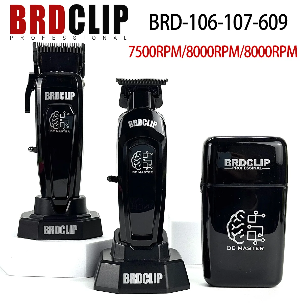 المهنية BRDCLIP 106 107 609 FA1R مقص الشعر 7500 دورة في الدقيقة الشعر المتقلب DLC شفرة 8000 دورة في الدقيقة الشعر المتقلب مع قاعدة 8000 دورة في الدقيقة ماكينة حلاقة #1