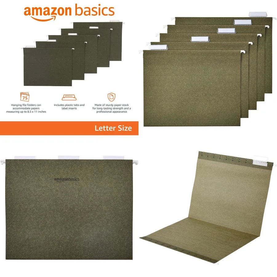 

Организуйте офисные документы эффективно с помощью подвесных папок для файлов размером с надписью с вкладками на 1/5 вырезов идеально подходит для систем хранения документов.