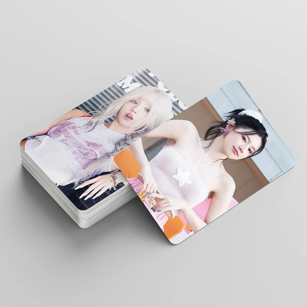 

55pcs KPOP Girls Idol Seventh Mini Album I SWAY Flash Card LOMO Cards Photo Card Yuqi Fan Collection Gift Postcard Souvenir Gift