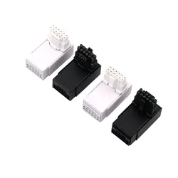 90Degree 12vhpwr Extension Adapter 4090ti With Heat Sink ATX3.0 Grahpic Card 5.0 600w 12+4 16Pin Male To Female Turn Connector