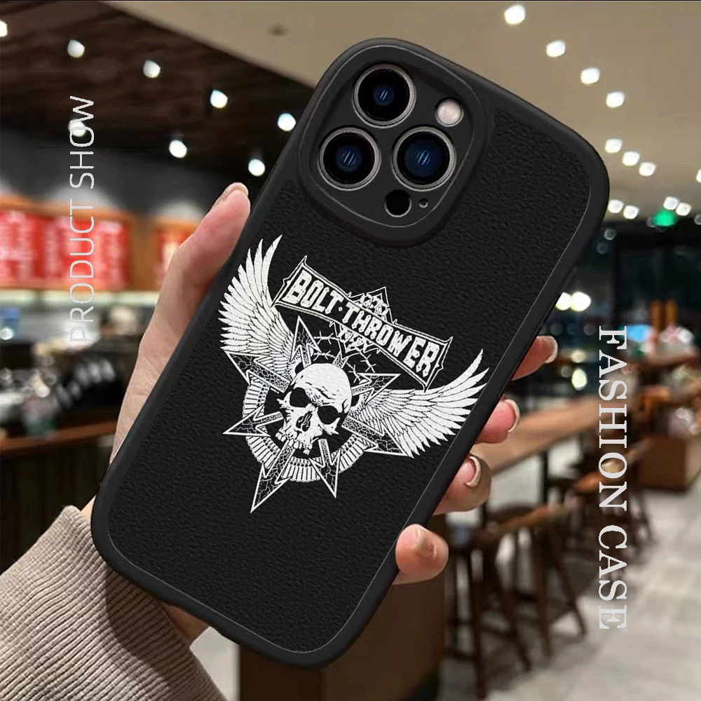 For Iphone14 Bolt Thrower Phone Case for Iphone 13 12 11 Pro MAX 7 8 Plus X XS XR 14 Lambskin Luxury Ins Protective Covers