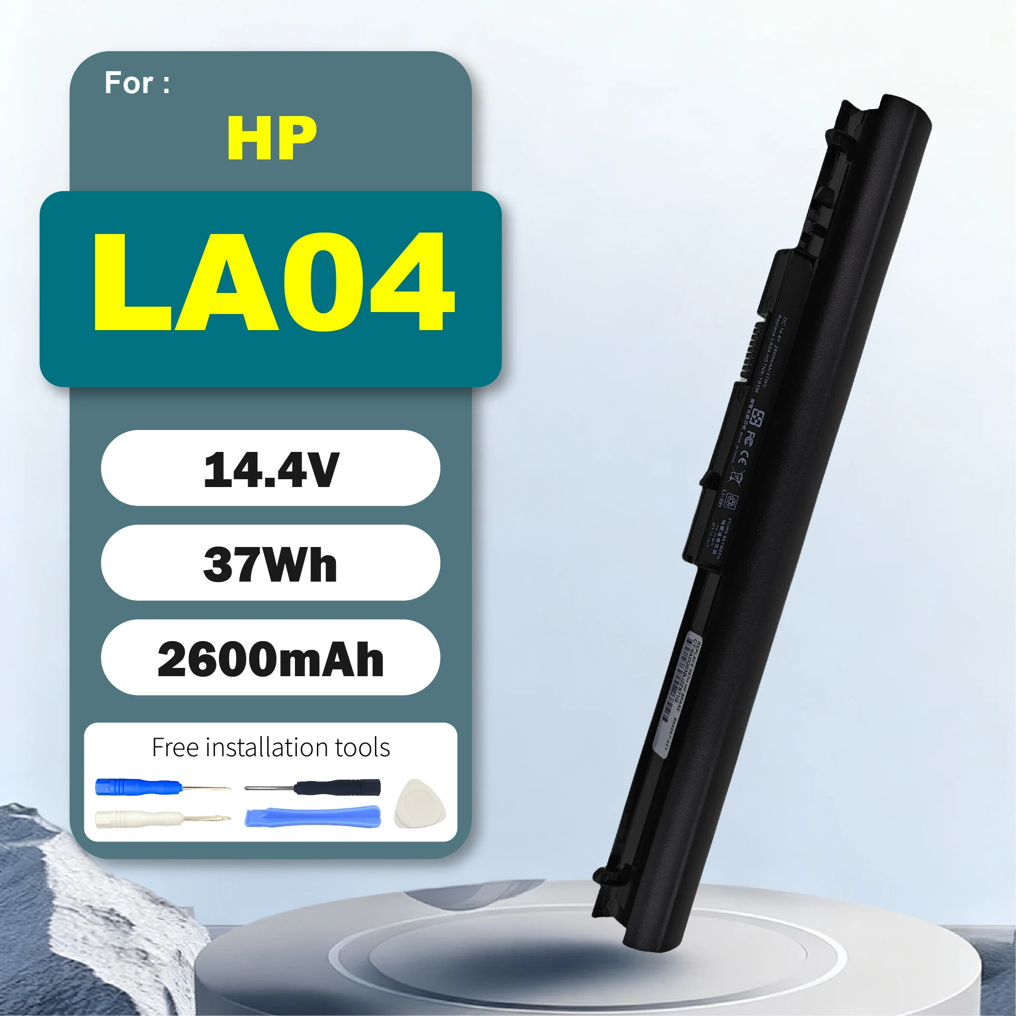 LA04 14.4V 37Wh Battery for HP Pavilion 14 15 241 248 340 345 345 350 G1 G2 LA04DF HSTNN-IB6R HSTNN-YB5M