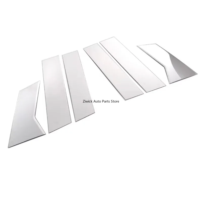 6 Pieces High Quality Stainless Steel Car Styling External Accessories Chrome Window Pillar Cover for Mazda Cx-3 cx3 2015