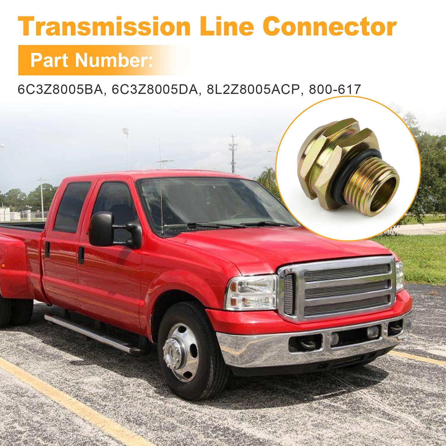 Transion Fluid Line Quick Connect Coupler For 2007-2010 Mercury Mountaineer