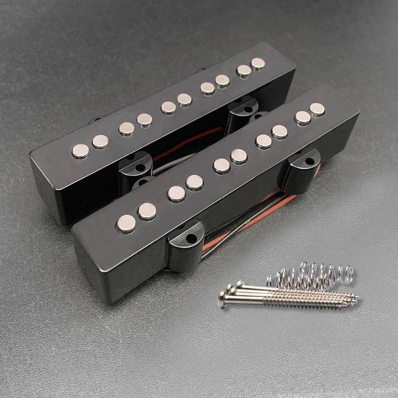 Ceramic Open Style 5 String JB Bass Pickup Neck/Bridge Pickup For JB Style Bass Guitar Parts