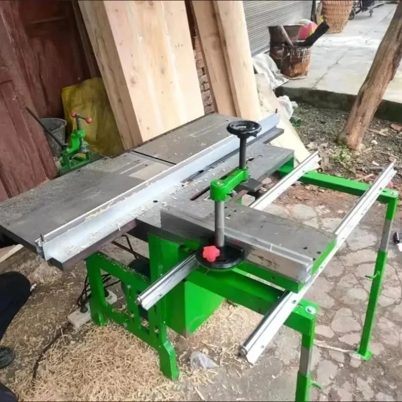 

Multifunctional Woodworking Sawing Machine with Sliding Table Saw Drill Cutting 3 in 1 Table Saw Jointer Planer Thickness Planer