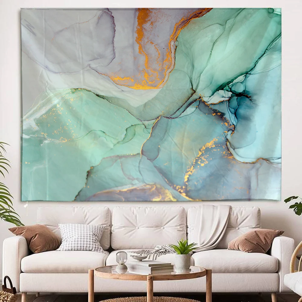 Marble Textured Living Room Large Tapestry Bedroom Aesthetic Wall Tapestry Simple Style for Home Decoration Women Children Gifts