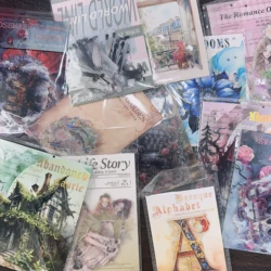 5/10/20 Pack Random Vintage Handbook Sticker Pack Collage Scrapbooking Label Diary Album Journal Planner Material Stationery