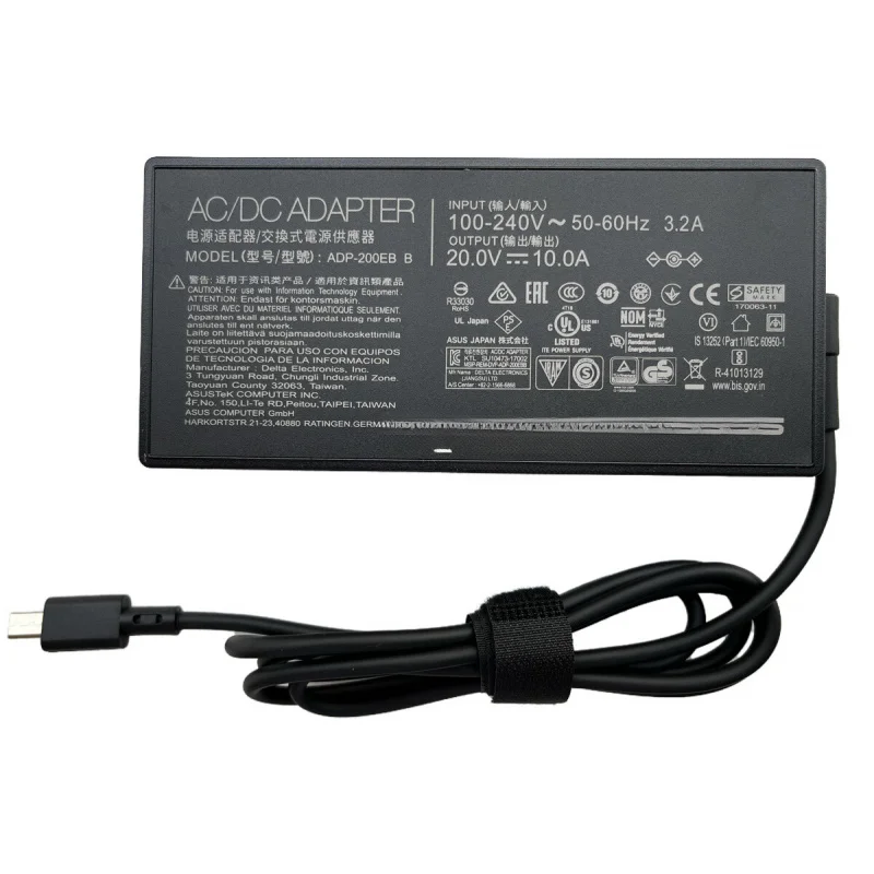 

20V 10A 200W Laptop AC Adapter Charger For ASUS ROG Zephyrus GA605WV-G16.R94060