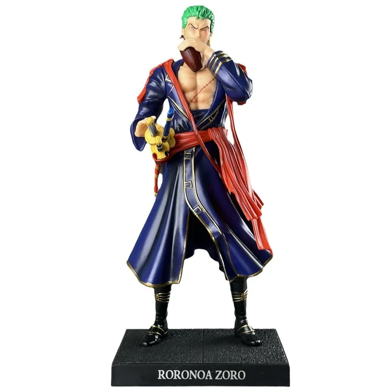 Figura de Ação Drinking Postura Guerreiro, Gk Glória Uniforme Militar, Estatueta Roronoa Zoro, One Piece Model, 29cm