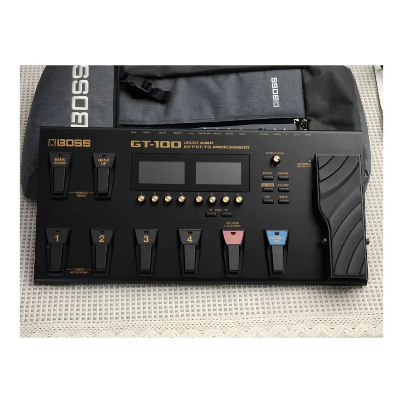 JELO Used-2 95% New Boss GT-100 Guitar Multi-Effect Pedal Instruments and Accessories