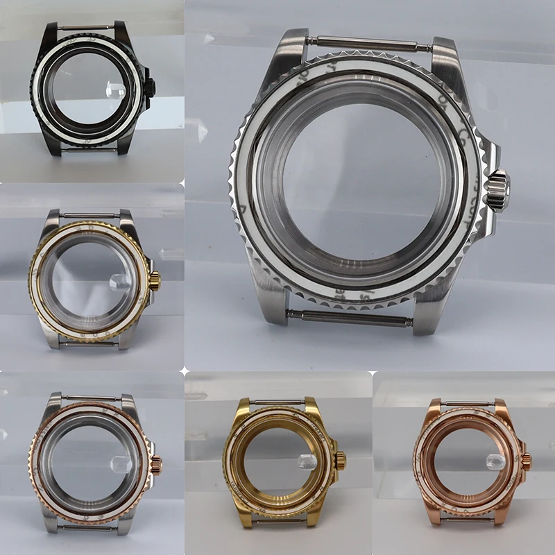 

200M Diving 40mm Watch Case 316L Stainless Steel For NH34 NH35 NH36 NH38 4R36 Miyota 8215 ETA 2824 Movement Sapphire 120 Clicks