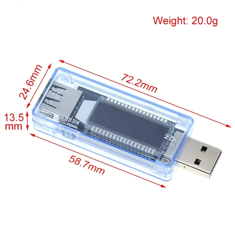 USB Charger Tester Doctor Voltage Current Meter Voltmeter Ammeter Battery Capacity Tester Mobile Power Detector