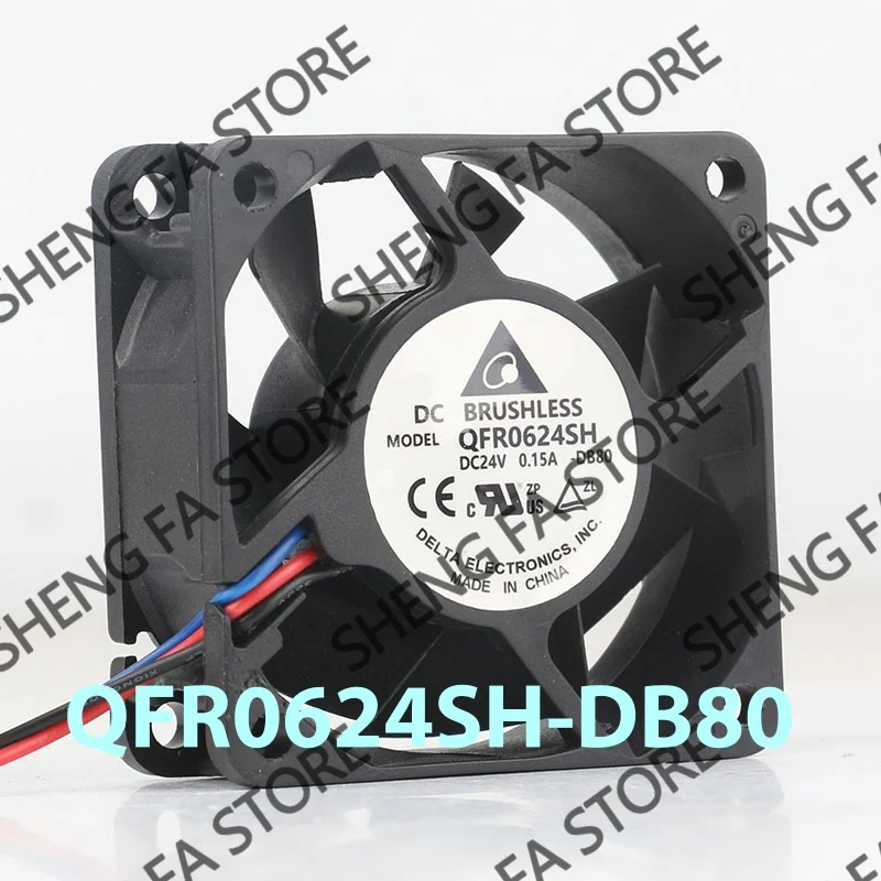 Cooling Fan QFR0624SH-DB80 Delta 5V 12V 48V DC 24V 0.15A AC EC 6025 60X60X25MM 6CM Inverter Control Cabinet Double Ball Bearing