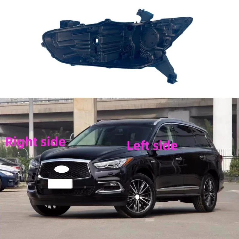 

Для Infiniti QX60 2016 2017 2018 2019 2020 Замена основания фары Фара дома Черная задняя задняя часть корпуса