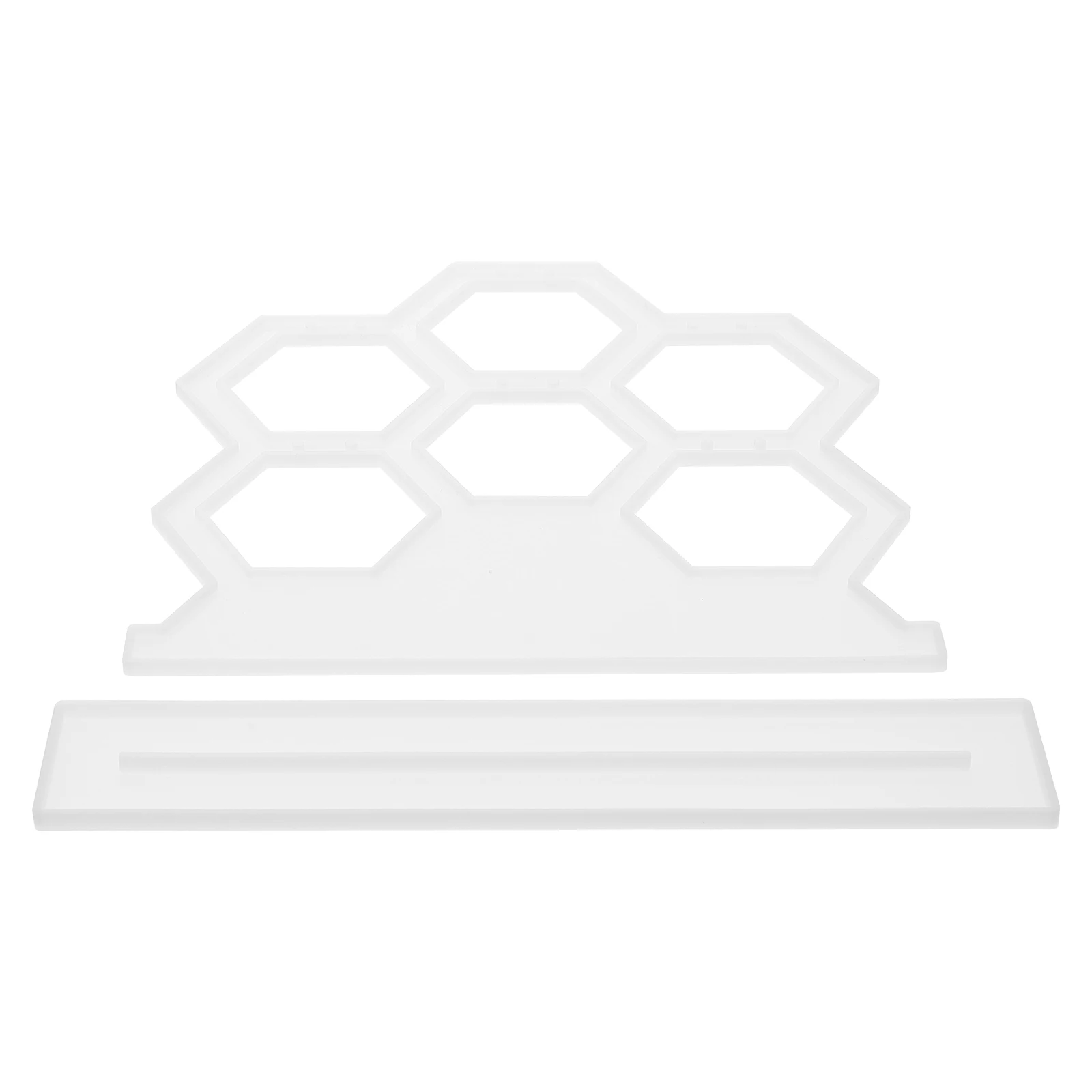 

Hexagonal Earring Mold Stand Silicone Resin Holder Casting Crystal Epoxy Jewelry Accessories DIY Manual Mold Reusable Portable