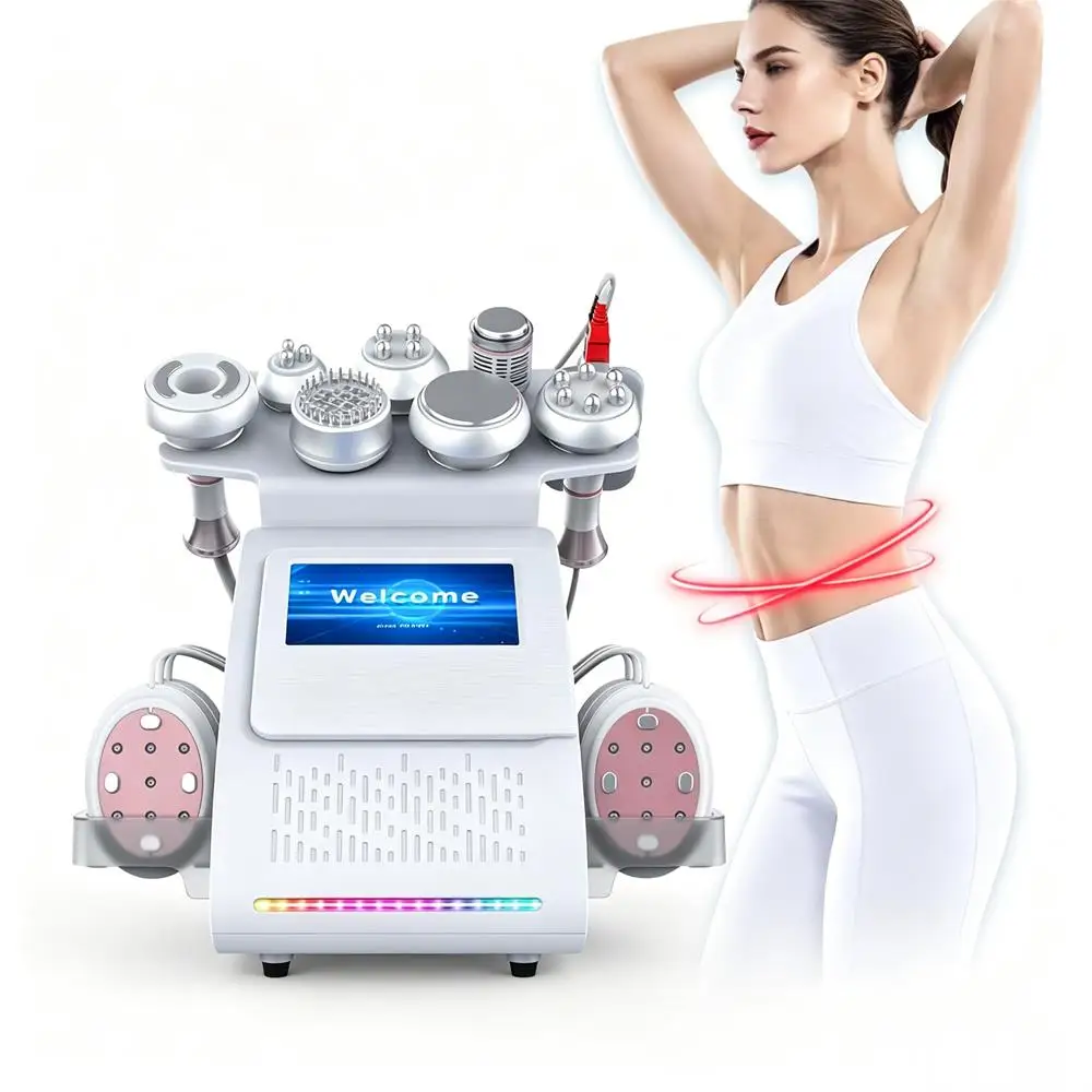 

80K Ultrasonic Cavitation Machine, 9-in-1 Multifunctional Beauty Equipment, Facial and Whole Body Skin Tightening, Professional Device for Beauty Salon & SPA