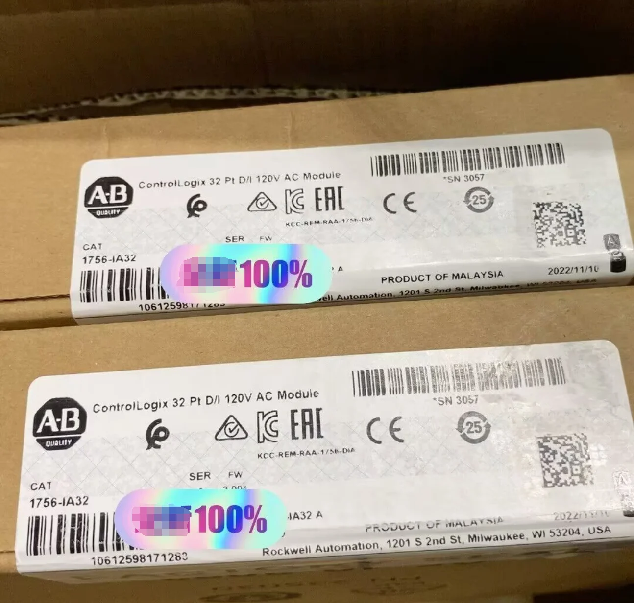 1PC NEW AB 1756-IA32 1756IA32  A   IN BOX BRAND