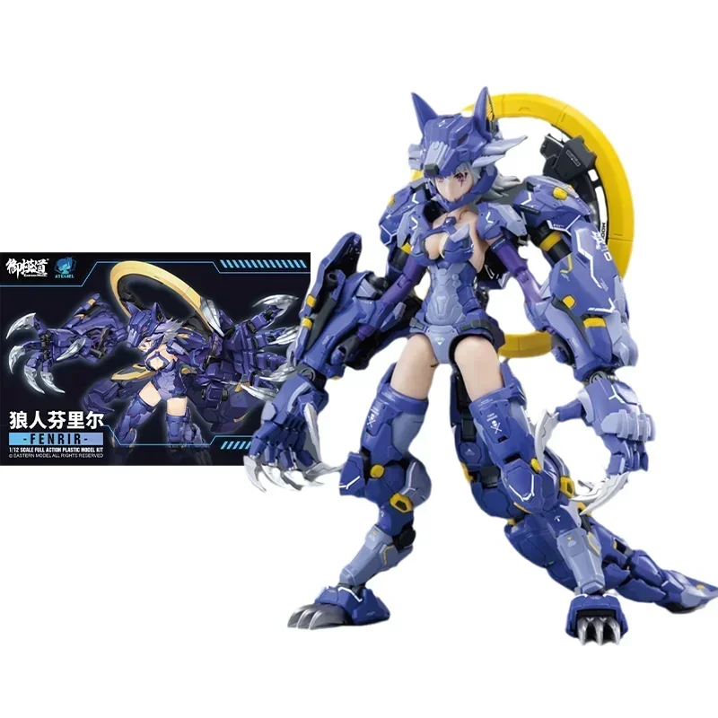 In Voorraad Originele ATKGIRL Mobile Suit Meisje 1/12 FENRIR Montage Echt Anime Action Figure Model Collectible Voor Kid Speelgoed Geschenken