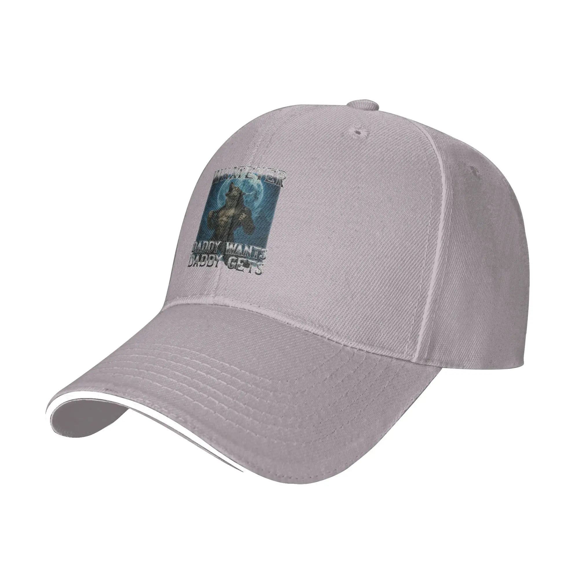 Hot Sale Funny Whatever Daddy Wants Daddy Gets Baseball Cap  Durable Sun Visor  Seaside Camping Sun Visor