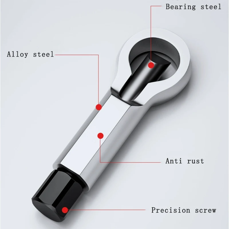 Kit separatore di dadi per rimozione professionale in acciaio interruttore separatore strumento per la rimozione di viti arrugginito da 9-27mm strumento manuale portatile durevole