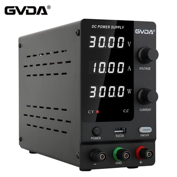 GVDA adjustable DC regulated power supply laboratory rotary encoder with lab bench power supply switch power supply stabilizer