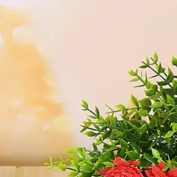 Wildflower Hanging Wreath for Garden Fence Outdoor Decor Plastic Ornament Suitable for Front Door Porch Balcony Home Decoration