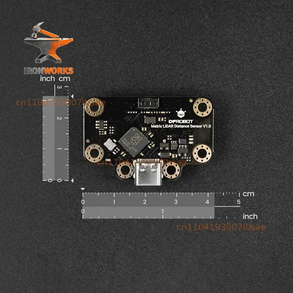 8X8 Matrix Laser Ranging Sensor - 64-point ToF Ranging Module with a detection distance of up to 3.5 meters