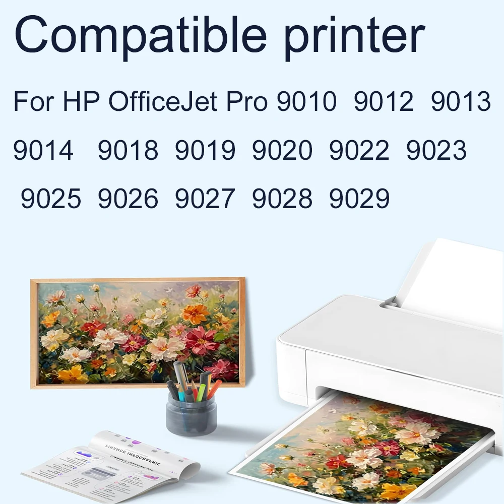 

Чернильный картридж Vilaxh для HP963 HP 963XL 963 для HP OfficeJet Pro 9010 9012 9013 9014 9015 9016 9019 9020 9022 9023 9024 9025