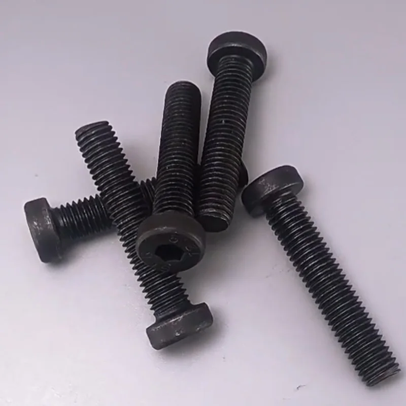 Grade 12.9 Alloy Steel Black M3 M4 M5 M6 M8 M10 M12 M14 M16 Allen Hex Hexagon Socket Thin Short Profile Cap Head Screw Bolt
