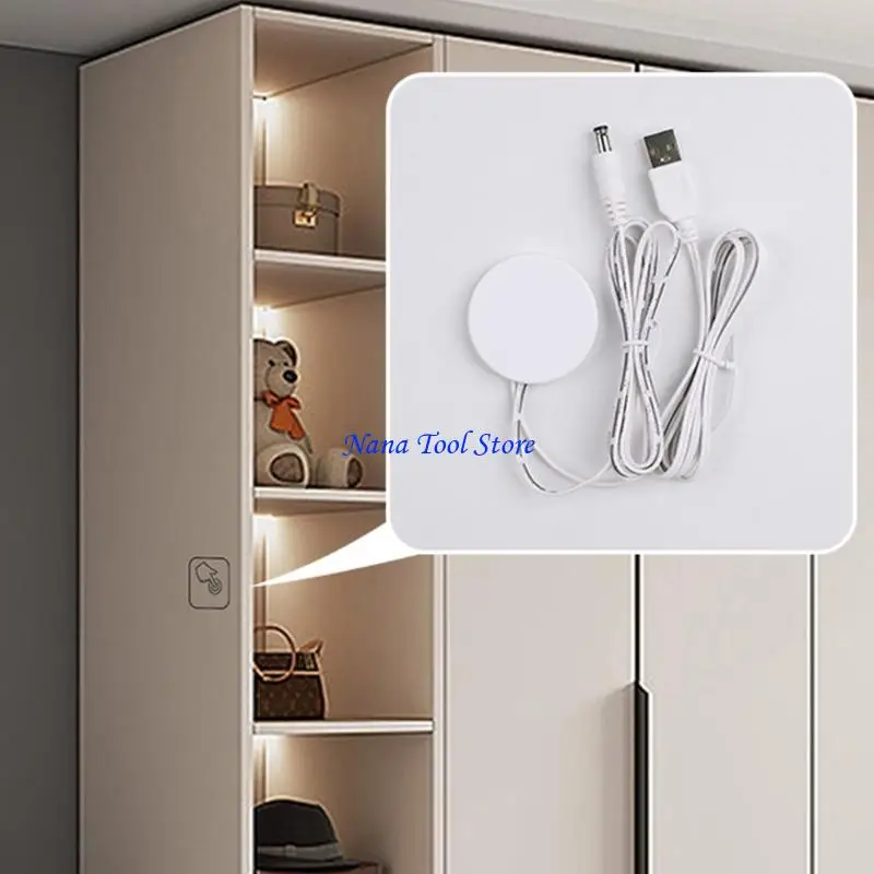 31GJ Touch Induction Switches Touch Response Light Switches Wooden Easy to Install