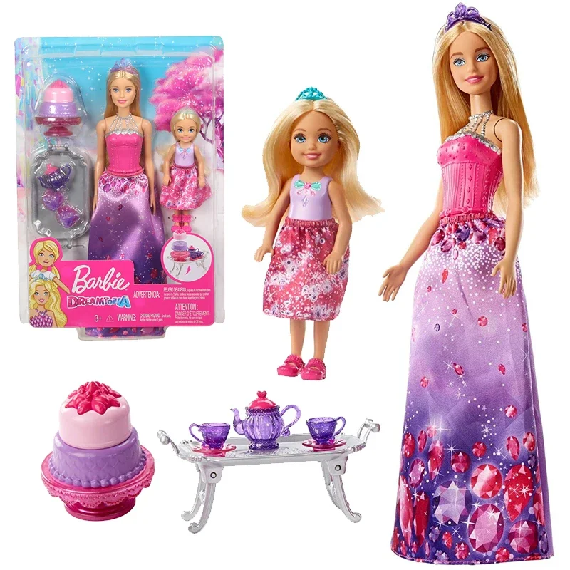 Mattel barbie bonecas para meninas brinquedos bonito jogar casa brinquedos presentes de aniversário princesa brinquedos linda princesa cabelo brinquedo para crianças